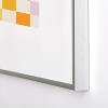 Iveta Abolina Eclectic Checker Check Cream Metal Framed Art Print - Deny Designs - 4 of 4