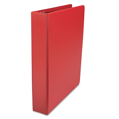 UNIVERSAL D-Ring Binder 1-1/2" Capacity 8-1/2 x 11 Red 20773