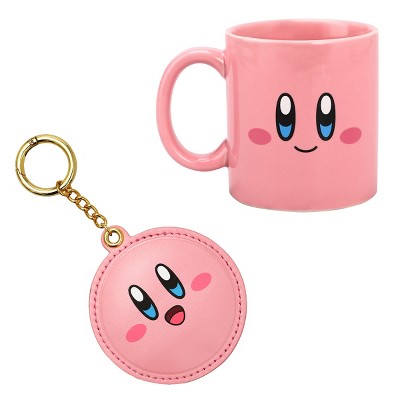 Kirby 16 Oz Pink Sculpted Ceramic Character Mug 