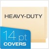 Pendaflex Manila Laminated Spine Shelf File Folders, Straight Tabs, Letter Size, Manila, 50/Box - 3 of 4