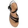 Journee Collection Womens Vasek Ankle Strap Flat Sandals - 4 of 4