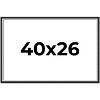 PosterPalooza | Flat Silver Picture Frame - UV Acrylic, Backing Board, Hanging Hardware Included - 2 of 4