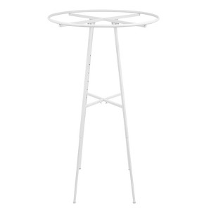 YIYIBYUS Round Clothes Display Rack, Floor Standing Clothes Hanging Rack, Adjustable Height - 1 of 4