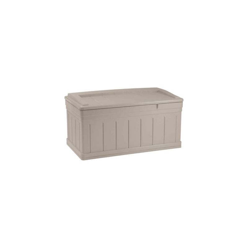 Resin Extra Large Deck Box With Seat - Taupe - Suncast, 1 of 6