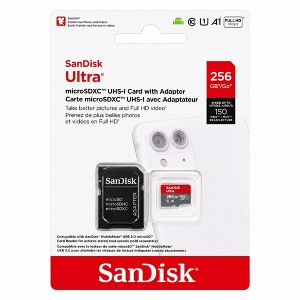 SanDisk Ultra 256GB microSDXC UHS-I Memory Card with Adapter : Target