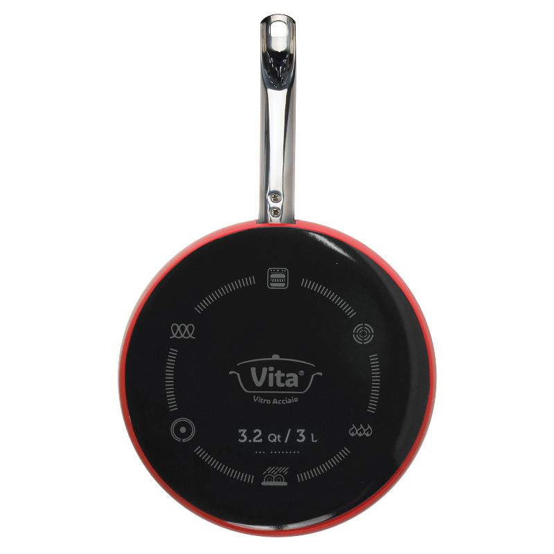 Vita® 3.2-Qt. Enamel-on-Steel Covered Saucepan, 4 of 6
