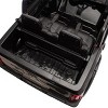 TopComfy Baby Walkers Two Seater Kids Ride On Truck With Two Wheel Drive Four Wheel Suspension Storage Space for Kids, Black, 48.82"*25.59"*13.39" - 4 of 4