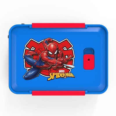 Marvel Spider-Man 50oz Plastic 3-Section Food Storage Container - Zak Designs