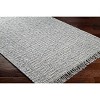 Hauteloom Amiel Gray Hand Woven Area Rug - 2 of 4