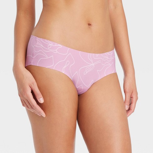 Women s Laser Cut Hipster Underwear Auden Rose Pink M Target