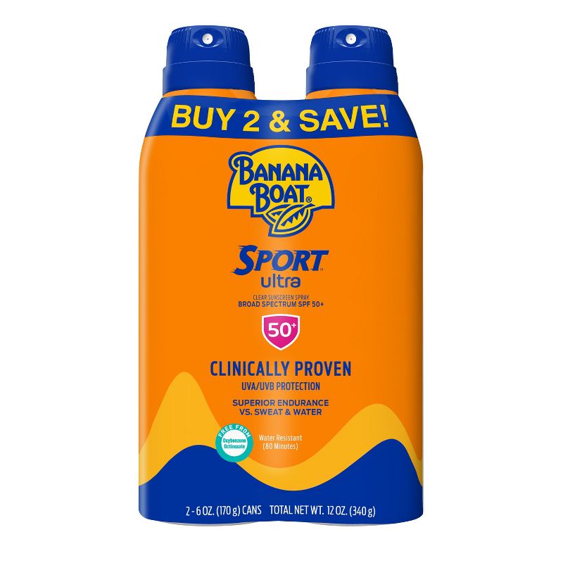 Banana Boat Ultra Sport Clear Sunscreen Spray, 1 of 17
