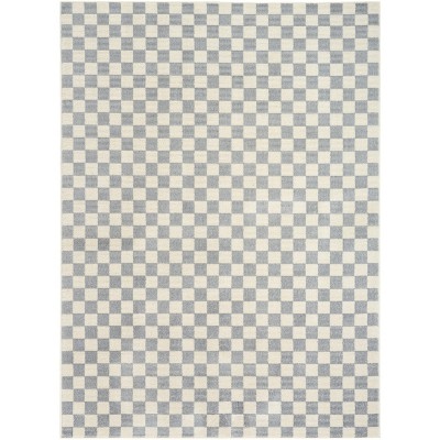 Nourison Serenity Home Checkered Indoor Area Rug