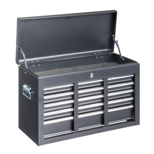 SEVOBAL Metal Tool Box Top Storage Portable Tray Tool Box Lock Safety Handle Portable Tool Chest Cabinet for Garage Warehouse, Black, 68"*33"*42" - 1 of 4