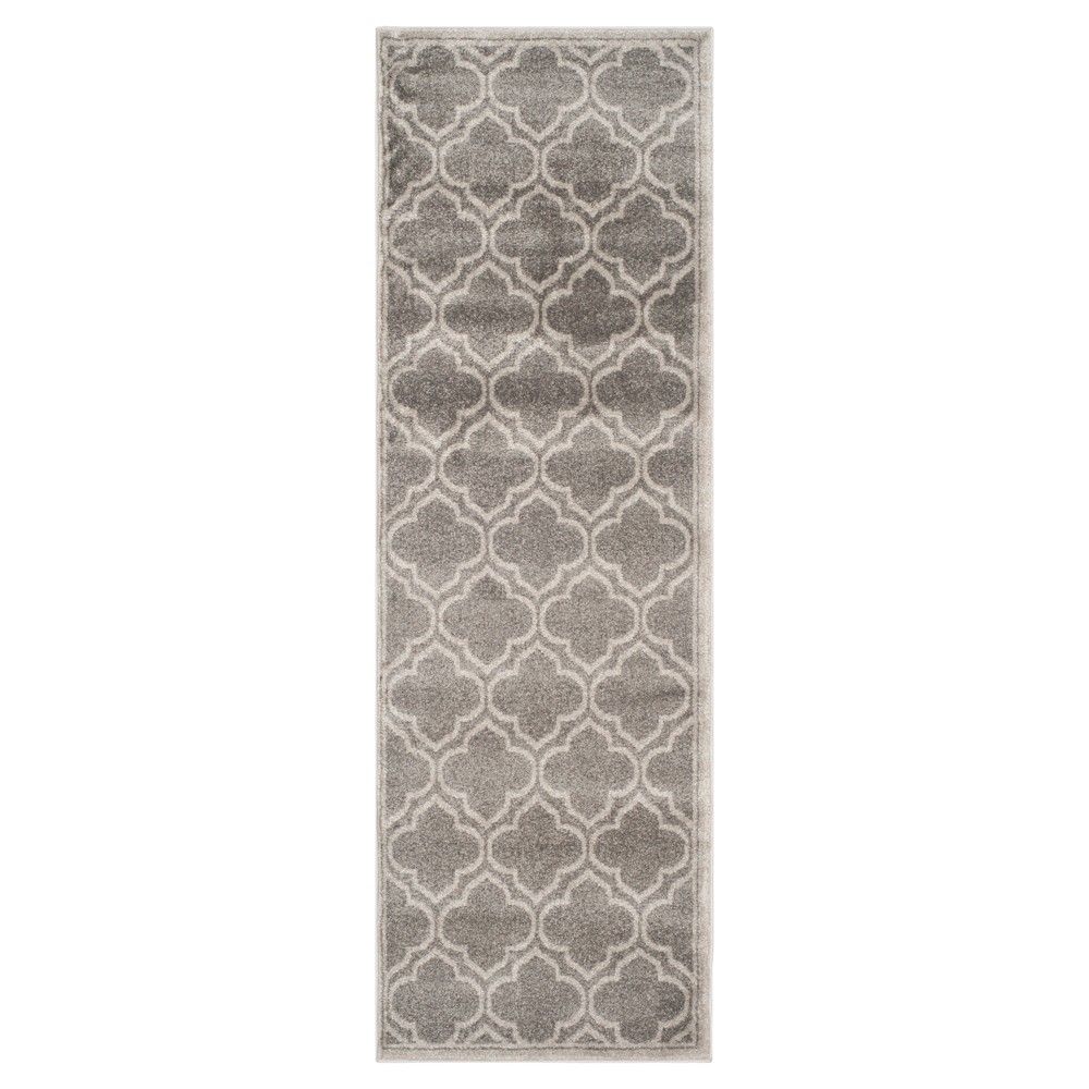 2'x7' Runner Coco Loomed Gray/Light Gray - Safavieh