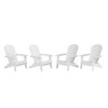 WestinTrends Tuscany HIPS¬¨‚Ä†Outdoor¬¨‚Ä†Patio¬¨‚Ä†Folding¬¨‚Ä†Adirondack¬¨‚Ä†Chair (Set of 4) - 4 of 4