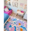 Lany Space Jessica Miller Floral Wavy Rug - 4 of 4