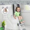 Adjustable Height Potty Training Seat with Step for Toddlers As a Potty Training Toilet Anti-Slip Safe Pads - 3 of 4
