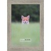 PosterPalooza | 22x18 Wide Barnwood Picture Frame, UV Acrylic, 6 Finishes - Grey, Brown, White, and Black - 4 of 4