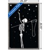 Trends International Skeleton Collecting Stars Framed Wall Poster Prints - 3 of 4