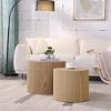 Mdf Side Table/Coffee Table/End Table/Nesting Table, Two Sets For Living Room, Office, Bedroom - 2 of 4