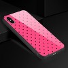Reiko iPhone X/XS Hard Glass Design TPU Case with Pink Polka Dots - 2 of 4