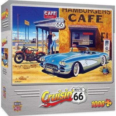 MasterPieces Inc Cruisin Route 66 Café 1000 Piece Jigsaw Puzzle