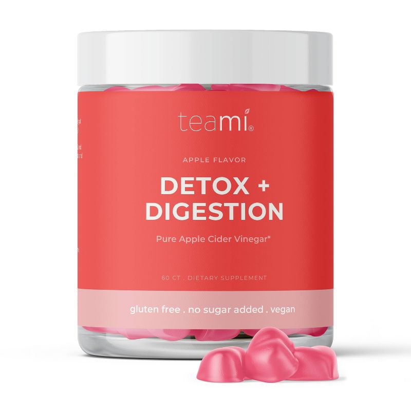Teami Detox &#38; Digestion Vegan Vitamin Gummies - 60ct, 1 of 10