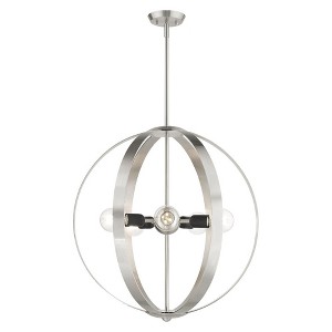 Livex Lighting Modesto 5 - Light Chandelier in  Brushed Nickel - 1 of 1