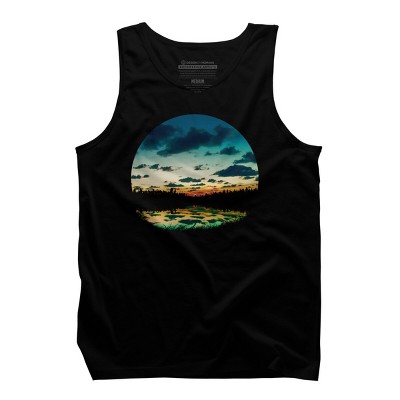 Men's Design By Humans Summer Sunset By BobyBerto Tank Top
