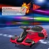 Jojoka Kids Drifting Car, 12V Ride On Go Kart with 45W Brushless Quiet Motor, 5 mph Electric Drifting Go-Kart - 3 of 4