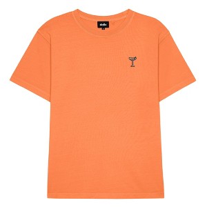 Dalix Mens Espresso Martini Midweight Garment Dye Tee - 1 of 4