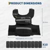 COZONY Adjustable Weighted Vest for Men, 25/35/45 LB with Shoulder Pads, Reflective Strips & Pockets for Running, Walking - 2 of 4