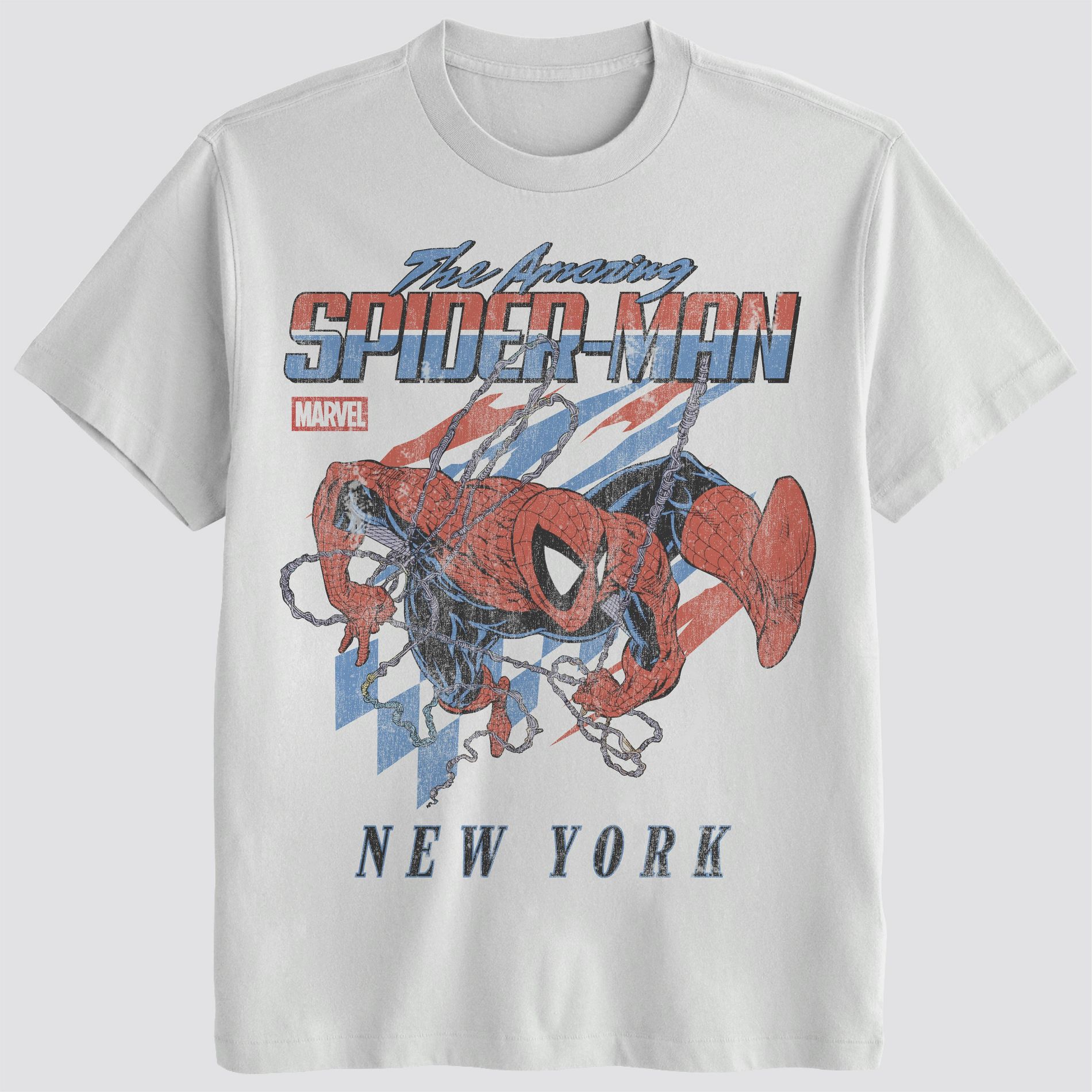 Men's Spider-Man New York Graphic T-Shirt - White