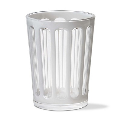 TAG Villa 22 oz White Acrylic Double Old Fashion DOF BPA-Free, Dishwasher Safe, Durable Drinkware