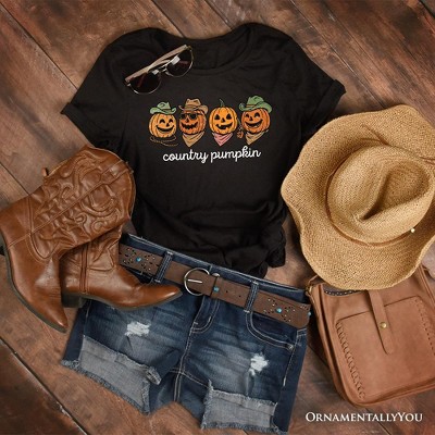 Country Pumpkin Rustic T-Shirt, Cute Fall Tee for Autumn Season| OrnamentallyYou