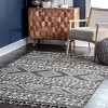 Nuloom Ryan Banded Global Printed Flatweave Indoor Area Rug, 5' x 8', Gray - 2 of 4