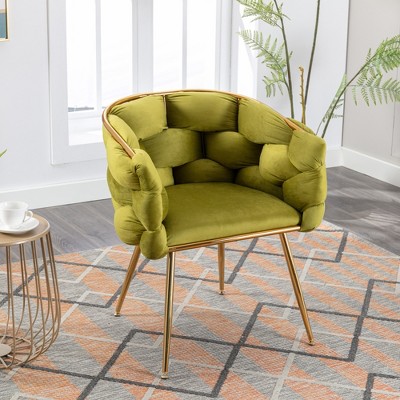 Runesay Velvet Single Sofa Chair Household