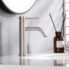SUMERAIN Lead-free Stainless Steel SUS304 Bathroom Sink Faucet, Brushed Nickel Lavatory Basin Faucet - 2 of 4