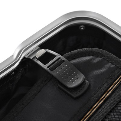 Vynxaria Pink 24in Aluminum Travel Trolley USB Charging 360¡ã Spinners TSA Lock Ideal for Short Trips Beach Vacations