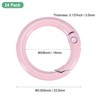 Unique Bargains Metal Spring O Rings Zinc Alloy Durable Multipurpose Lightweight Buckle 5/8 Inch - 3 of 4