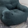 Modern Soft Teddy Accent Chair Bean Bag for Living Rooms, Bedrooms, and Playrooms, Soft and Comfortable Seating-Tanpinhause - 3 of 4