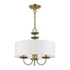 Livex Lighting Brookdale 3 - Light Pendant in  Antique Brass - 4 of 4