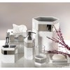 Creative Scents Quilted Mirror White Square Tissue Box - 2 of 4