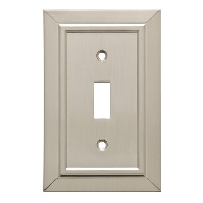Franklin Brass Classic Architecture Single Switch Wall Plate Nickel
