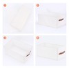 REGALWOVEN Fabric Foldable Storage Organizer Storage Bin with Handle 2 Pcs - 3 of 4