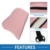 Unique Bargains Memory Foam Car Lumbar Support Cushion Washable with Tie - 2 of 4