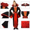 Garvee Vampire Queen Costume---Hexagonal Vertical Tie Accessories Royal Vampire Suit-Cosplay Party, S - 2 of 4