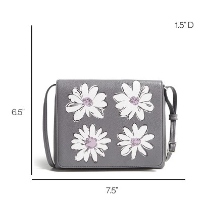 Vera Bradley Women's Outlet Faux Leather Small Flap Hipster Crossbody Bag Tulip on Fudgesicle — фото 3