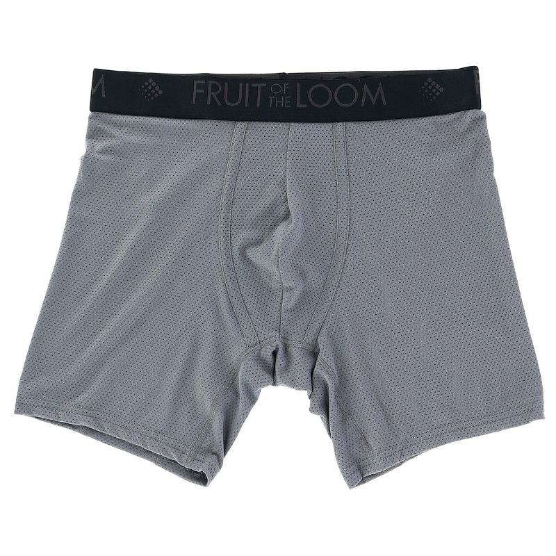 Fruit of the Loom Men's Breathable Micro Mesh Boxer Briefs (3 Pair Pack), 3 of 5