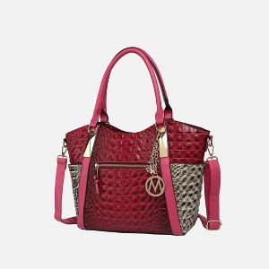 MKF Collection Janise Women's Croc Embossed Tote Bag by Mia K - 1 of 4